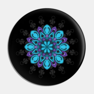 ornament style design purple Pin