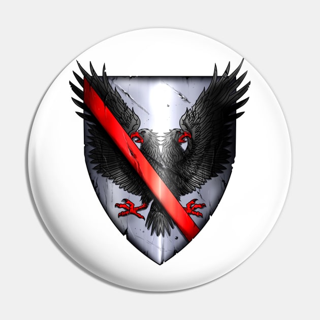 Bertrand du Guesclin – Coat of arms Pin by blackroserelicsshop@gmail.com
