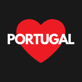 Love Portugal (with Heart) T-Shirt