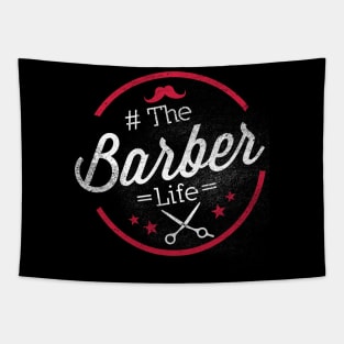 Cute The Barber Life Professional Barbershop Tapestry