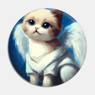 Angel Cat Pin