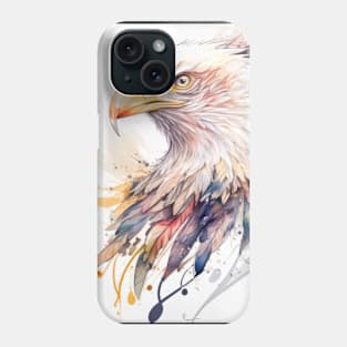 Eagle Bird Portrait Animal Painting Wildlife Outdoors Adventure Phone Case