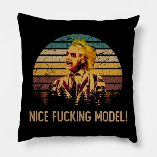 Funny Art Nice F'cking Model Quotes Pillow