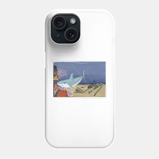 Shark Hideaway Phone Case