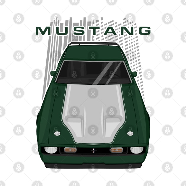 Mustang Mach 1 1971 to 1972 - Dark Green by V8social