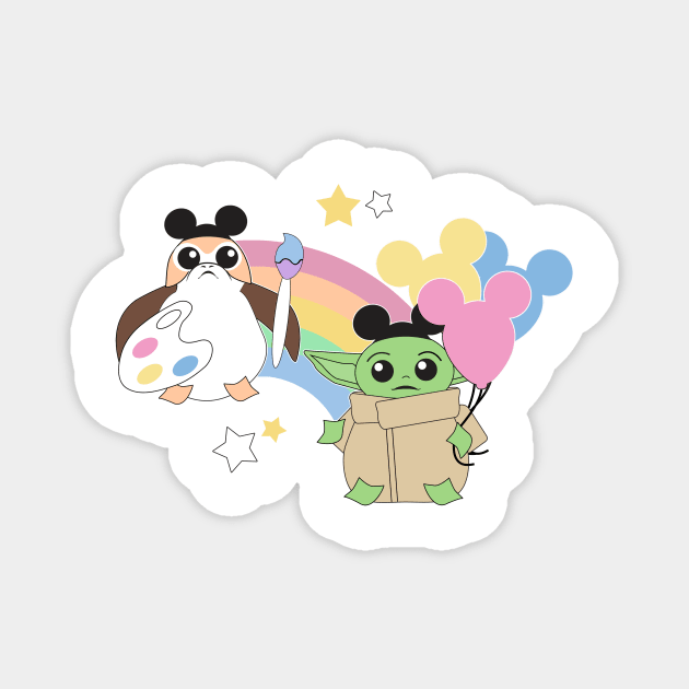 Rainbow Friends Magnet by creationsbym