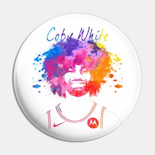 Coby White Pin