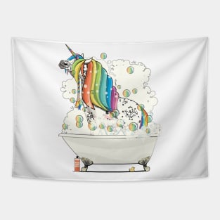 Unicorn in the Bath Tapestry