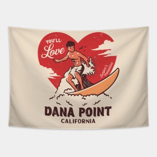 Vintage Surfing You'll Love Dana Point, California // Retro Surfer's Paradise Tapestry