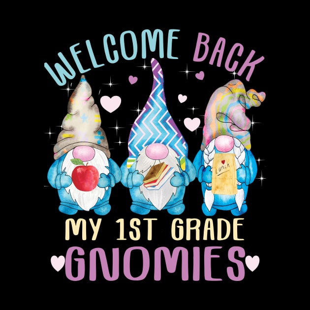 Welcome back my 1st grade gnomies..Back to school first grade gift by DODG99