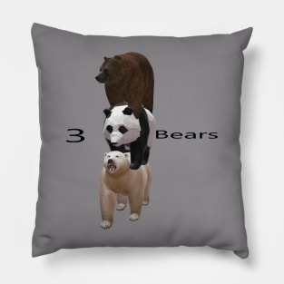 3 bears Pillow