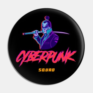 Cyberpunk Samurai Future Is Here 2077 Pin