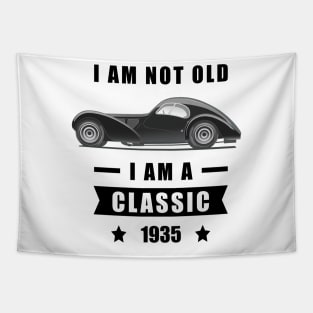 I am not Old, I am a Classic - Funny Car Quote Tapestry