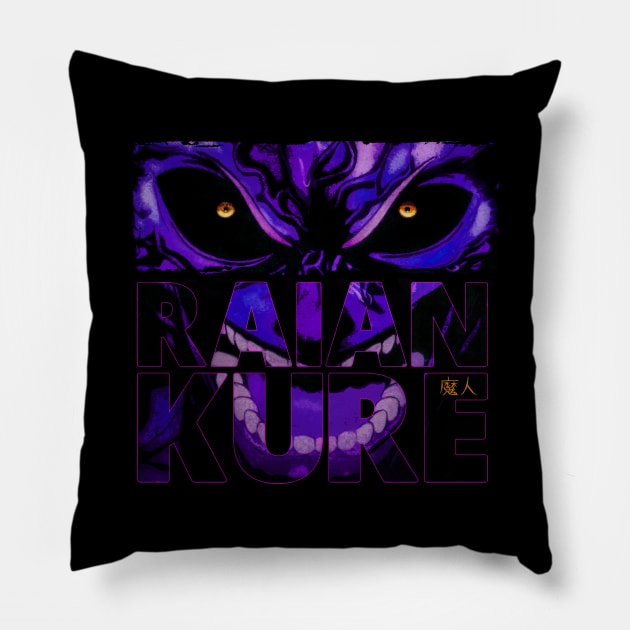 Raian Kure RAGE 2 Ashura Kengan Manga Anime Pillow by JPNDEMON