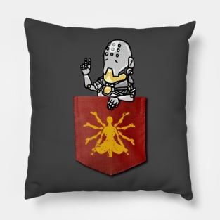 Pocket Zenyatta (An Overwatch Design) Pillow