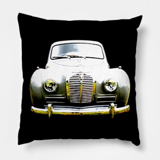 Austin A40 Somerset 1950s British classic car high contrast Pillow