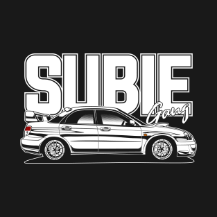 Impreza WRX STI White Print T-Shirt