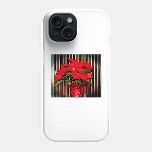 Christmas Red Poinsettia Phone Case