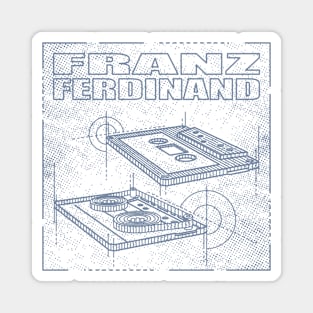 Franz Ferdinand Technical Drawing Magnet