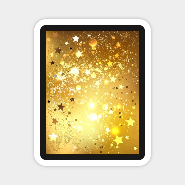 Gold Foil Magnet by Blackmoon9