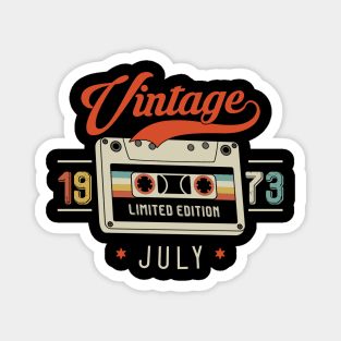 July 1973 - Limited Edition - Vintage Style Magnet