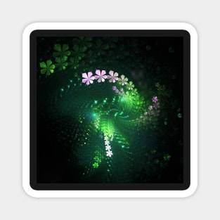 Flower fireworks Magnet