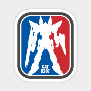 gundam gat x207 nba logo baskelball Magnet