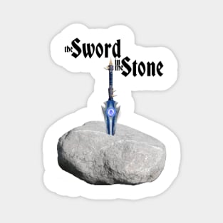 The Sword In The Stone - Thunderfury - WoW Classic - Black Writing Magnet