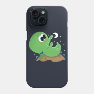 Cutethulhu Loves The Moon Phone Case