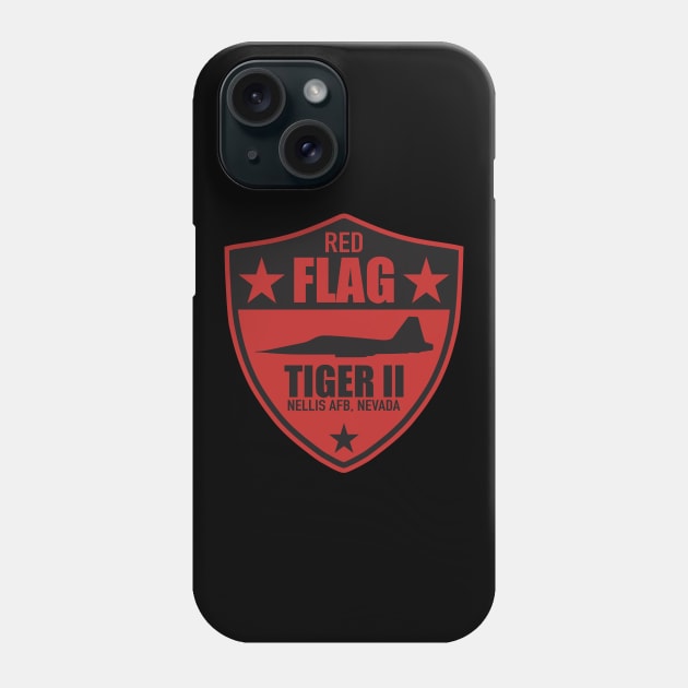 F-5 Tiger II - Red Flag Phone Case by Tailgunnerstudios