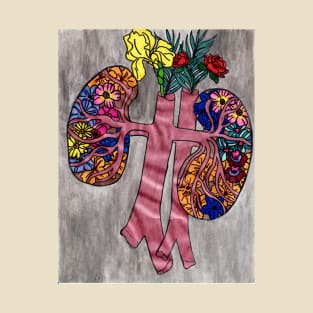 Kidney Beans - Watercolor metallics T-Shirt