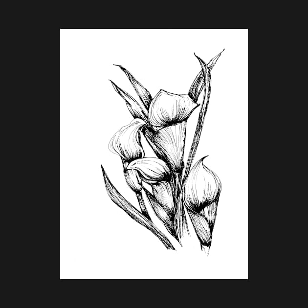 Calla Lily Ink by corianndesigns