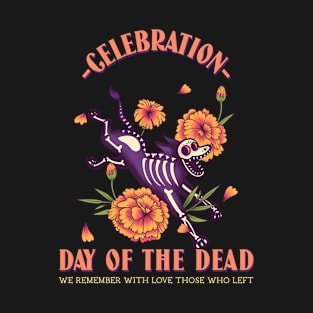 Celebration Day Of The Dead Design T-Shirt