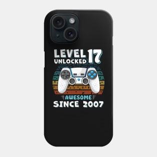 17th Birthday Decoration Men 17yr 17 Year Old Birthday Phone Case