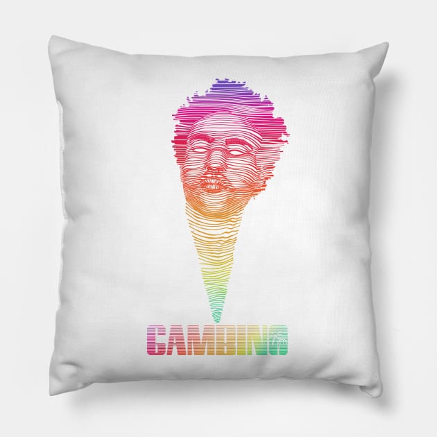 Summertime Gambino Pillow by yourtoyrobot