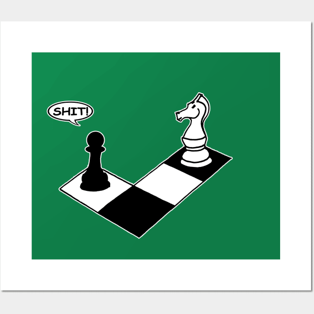 Checkmate Chess Pawn Queen V4 | Poster