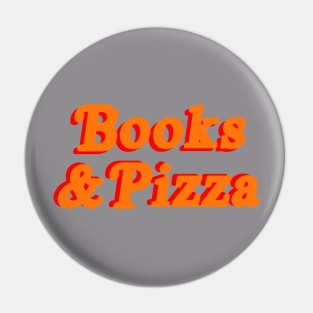 Books and Pizza Pin