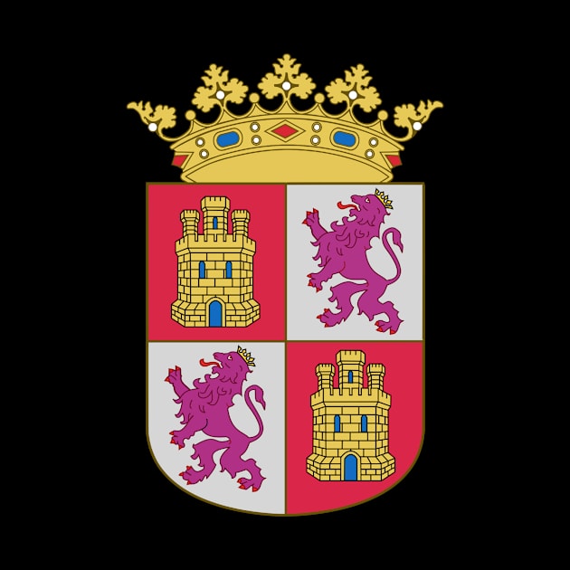 Coat of arms of Castile and León by Wickedcartoons