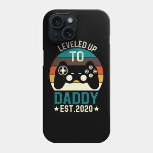 Leveled Up to Daddy Est 2020 Phone Case