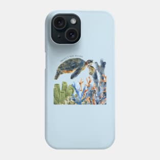 Protect our Oceans: Sea Turtle Phone Case