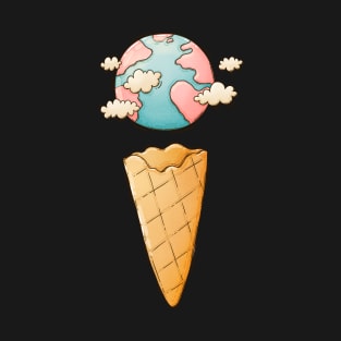 Ice Cream Cone Planet T-Shirt