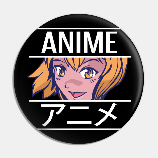 Anime Girl With Anime Writen In Japanese Kanji Anime Kolek