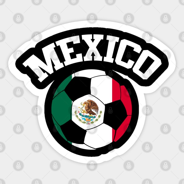 Mexico Soccer Mexico Futbol Football Mexican soccer Flag Jersey - Mexico  Soccer - Sticker