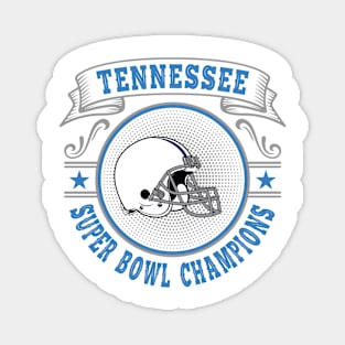 Tennessee Super Bowl Champions Magnet