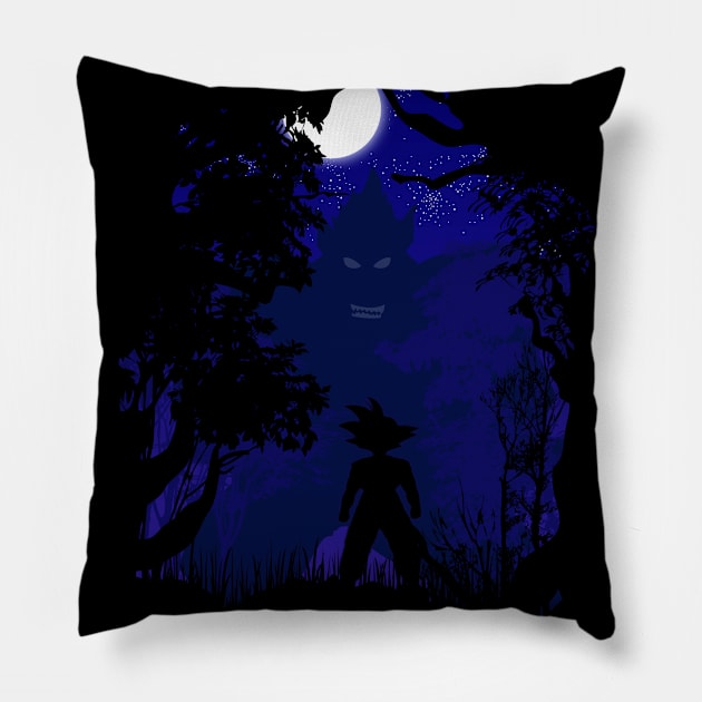 BATTLE IN THE NIGHT Pillow by berserk