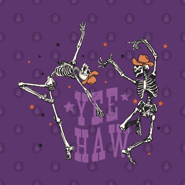 Yee Haw Skeletons by Erin Decker Creative