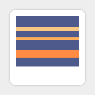 A lovely bind of Twilight, White, Sandy, Pale Orange and Royal Orange stripes. Magnet