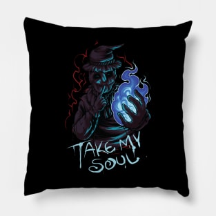 scarecrow take my soul Pillow