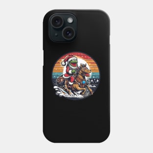 Muppet Riding on Santa's Horse Phone Case