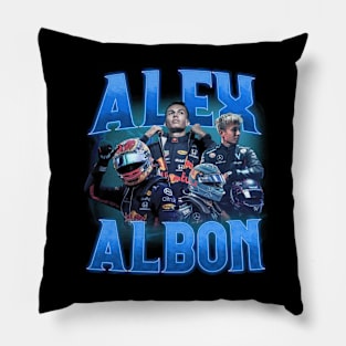 Alex Albon Collage Pillow